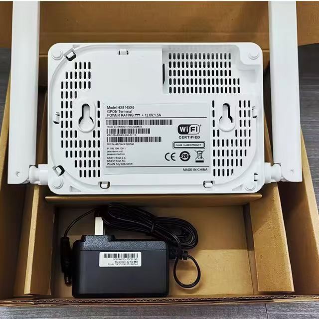 HS8145X6 WiFi 6 底部标签特写